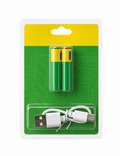 USB Rechargeable Battery Charger Kit